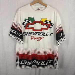 Vintage 90’s NASCAR Chevrolet Racing AOP All Over Print T-Shirt Dale Size XL